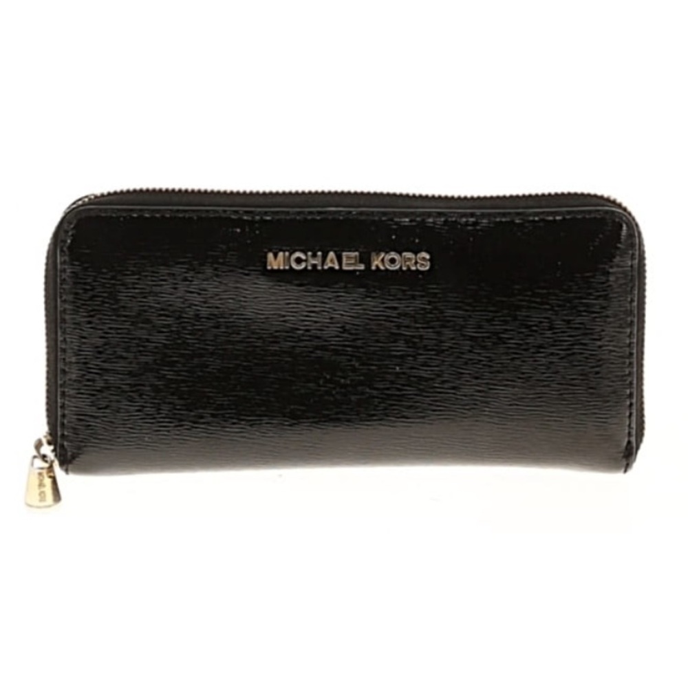 MICHAEL Michael Kors Jet Set Travel Patent-Leather Wallet